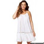 Swimsuits for All Women's Plus Size Dress Swimsuit Cover Up White B07GXN3RYV